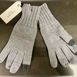 Grey Calvin Klein tech finger gloves. Brand new with tags.